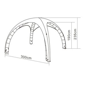Komplet Air Cover 3x3m - Fullprint