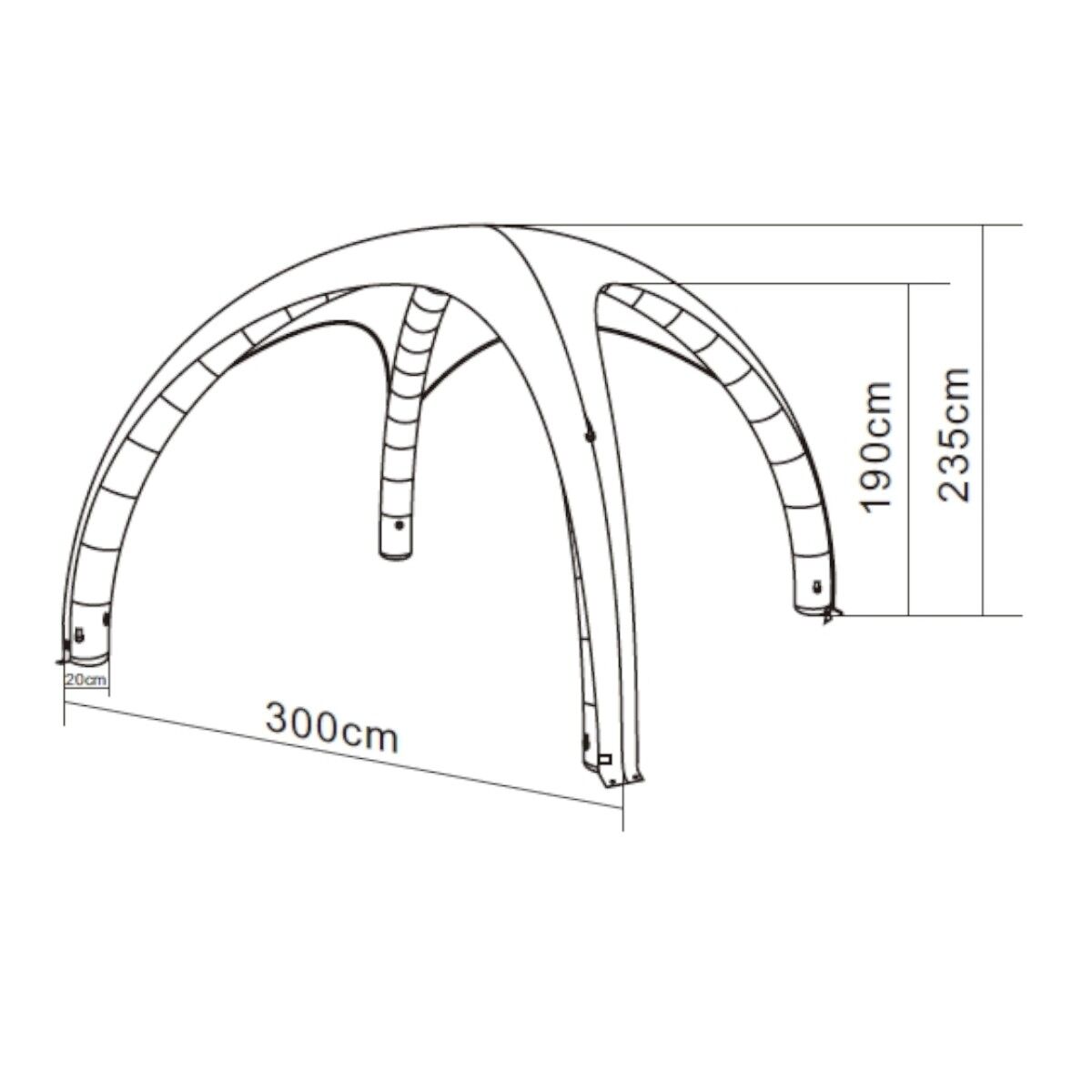 Komplet Air Cover 3x3m