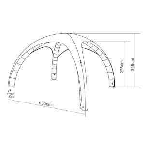 Komplet Air Cover 5x5m - Fullprint