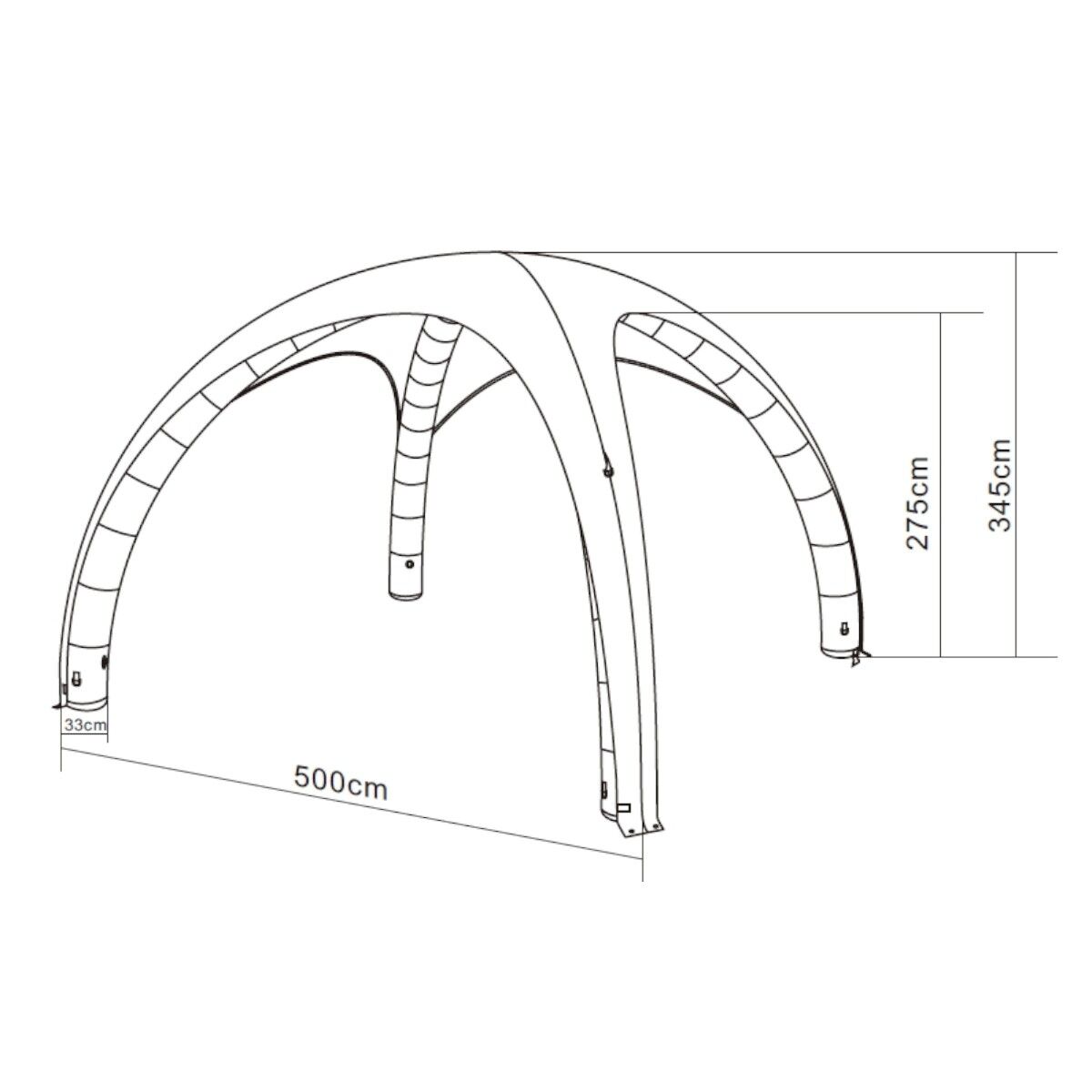 Komplet Air Cover 5x5m - Fullprint