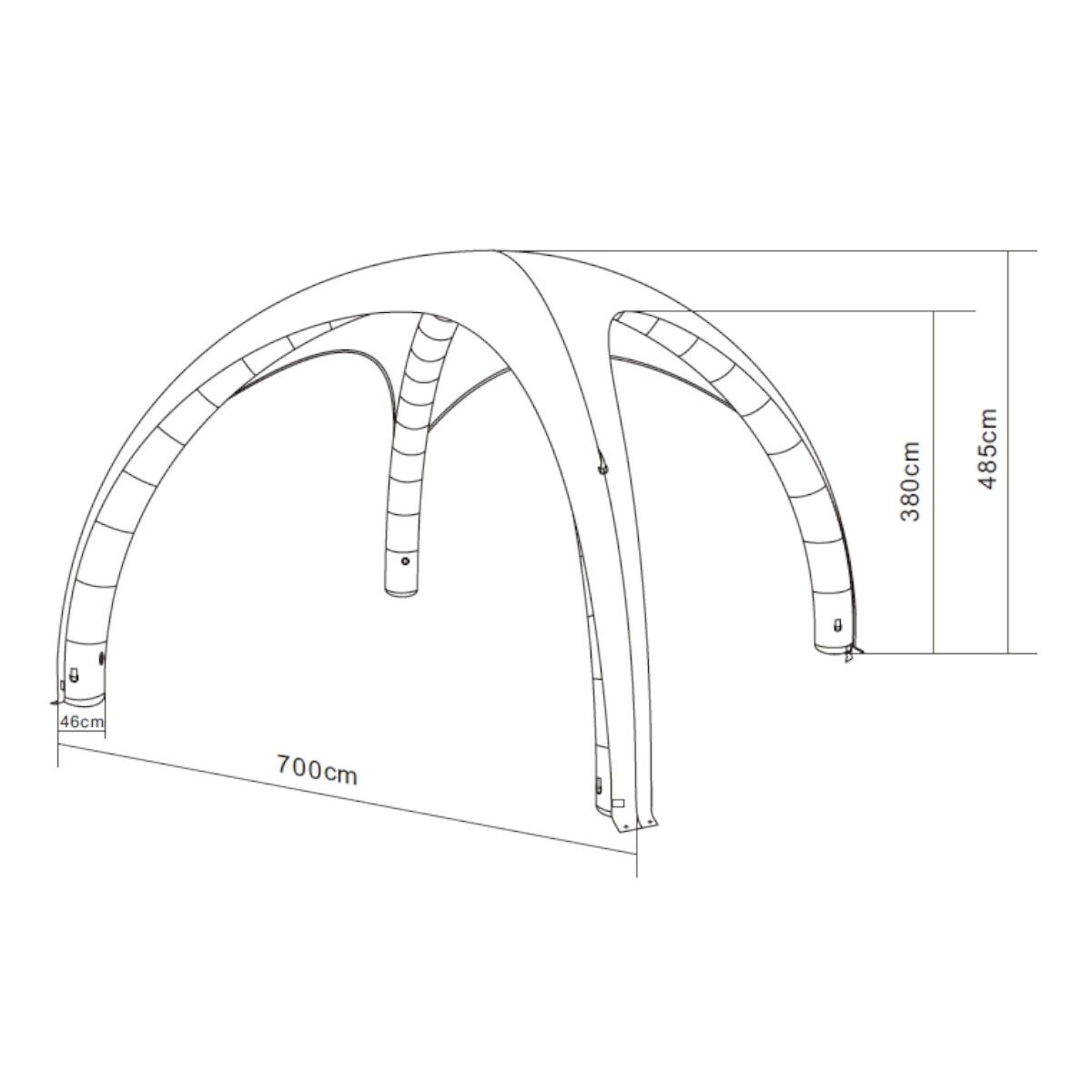 Komplet Air Cover 7x7m - Fullprint
