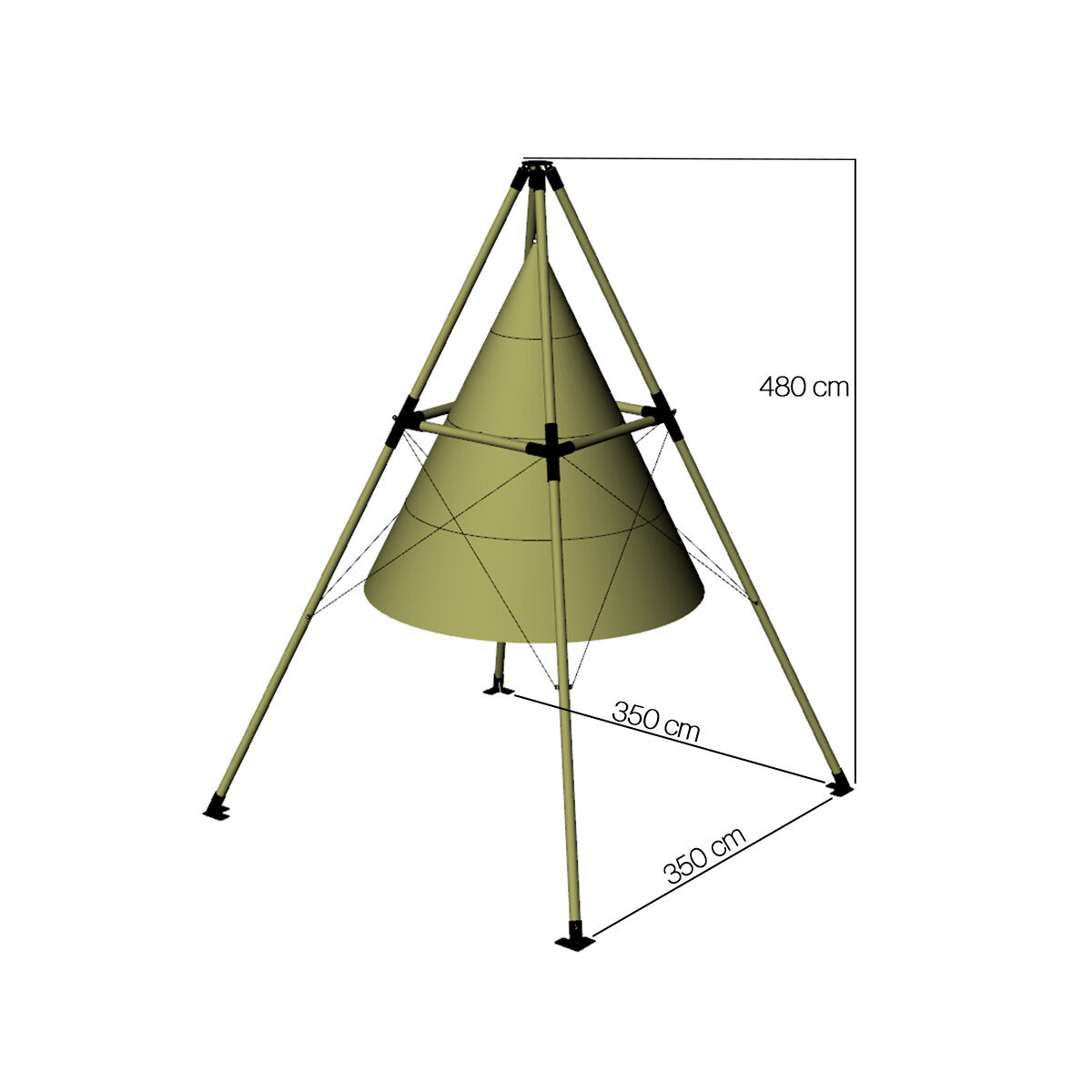 Cone 3,5x3,5m