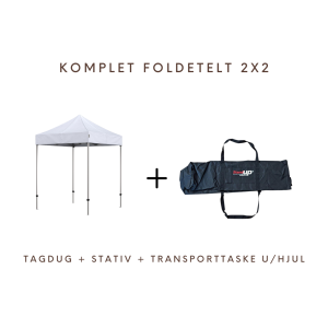Foldetelt Komplet 2x2m Premium