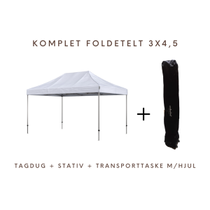 Foldetelt Komplet 3x4,5m Premium