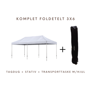 Foldetelt Komplet 3x6m Premium Plus