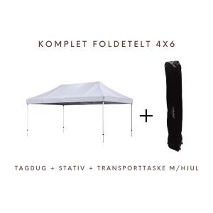 Foldetelt Komplet 4x6m Premium Plus