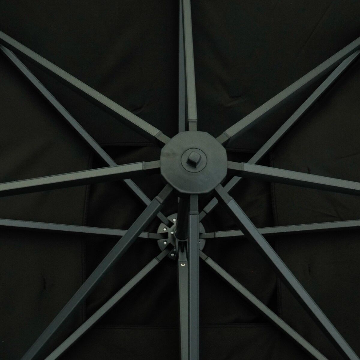 Corner Parasol v.2 3x3m 280gr/m2 Polyester dug - NY