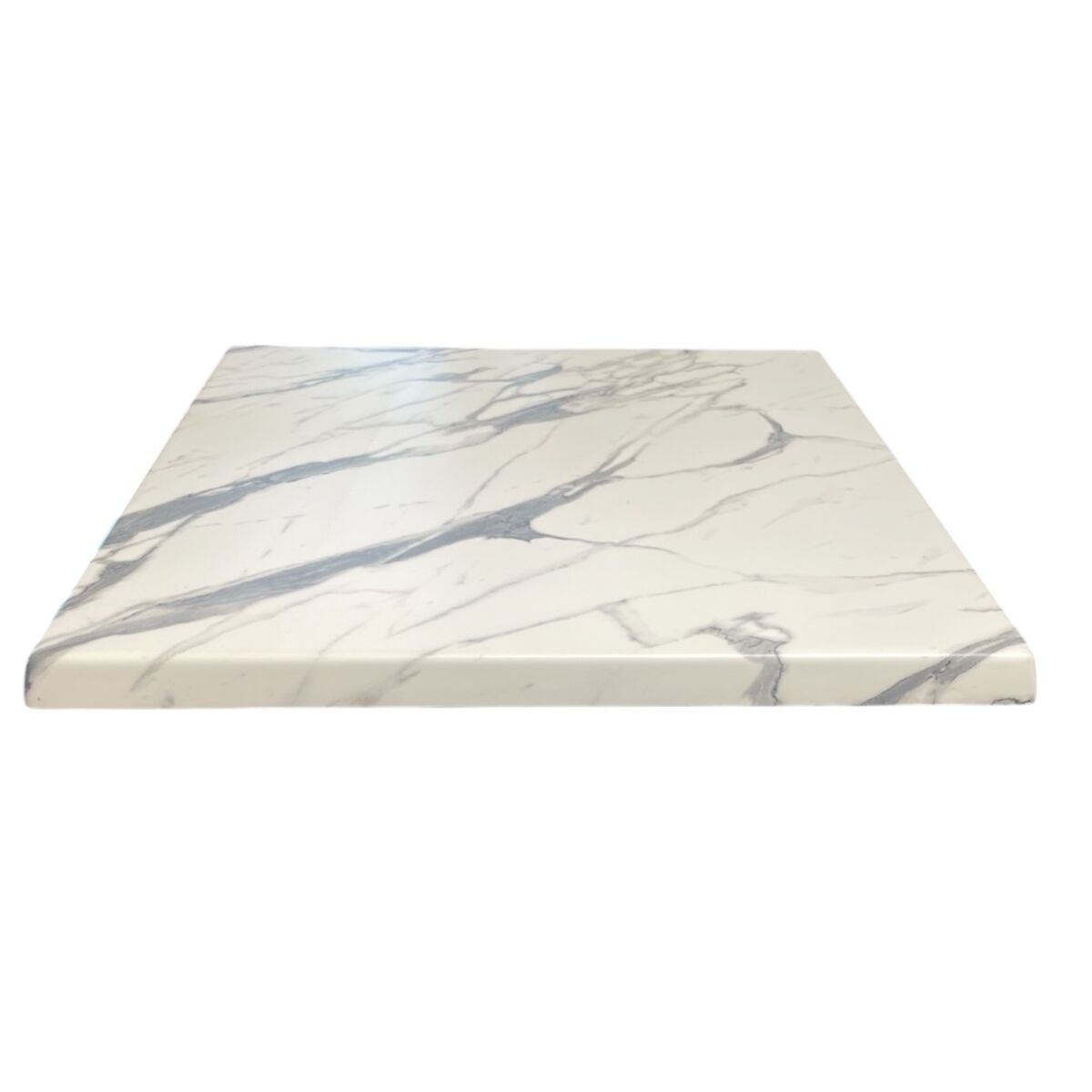Carrara marmorlook bordplade firkantet