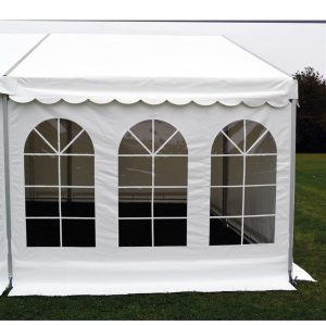 Side 2,2m hvid - kd/vind GV, v.  PVC