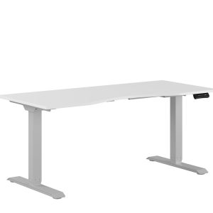 Premium Hæve/Sænkebord m/2 motorer og maveudtag 160x80cm
