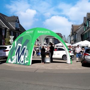 Lukket side til Air Cover 3x3m, Fullprint, dobbeltsidet