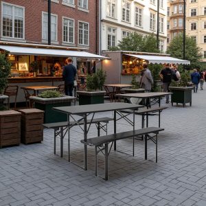 Brau Balkon Bord/bænk sæt