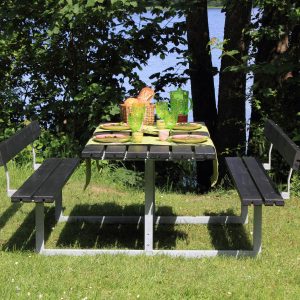 Basic Bord/Bænkesæt m/2 ryglæn