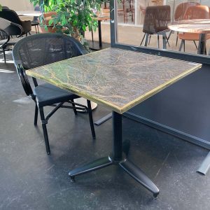 WERZALIT - Sienna bordplade messingkant firkantet