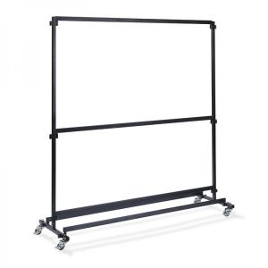 Garderobe stativ med hjul
