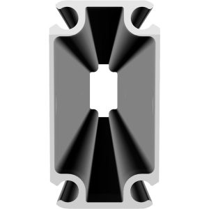 Spærstykke for 12m 4-spors - m/ekstra rille