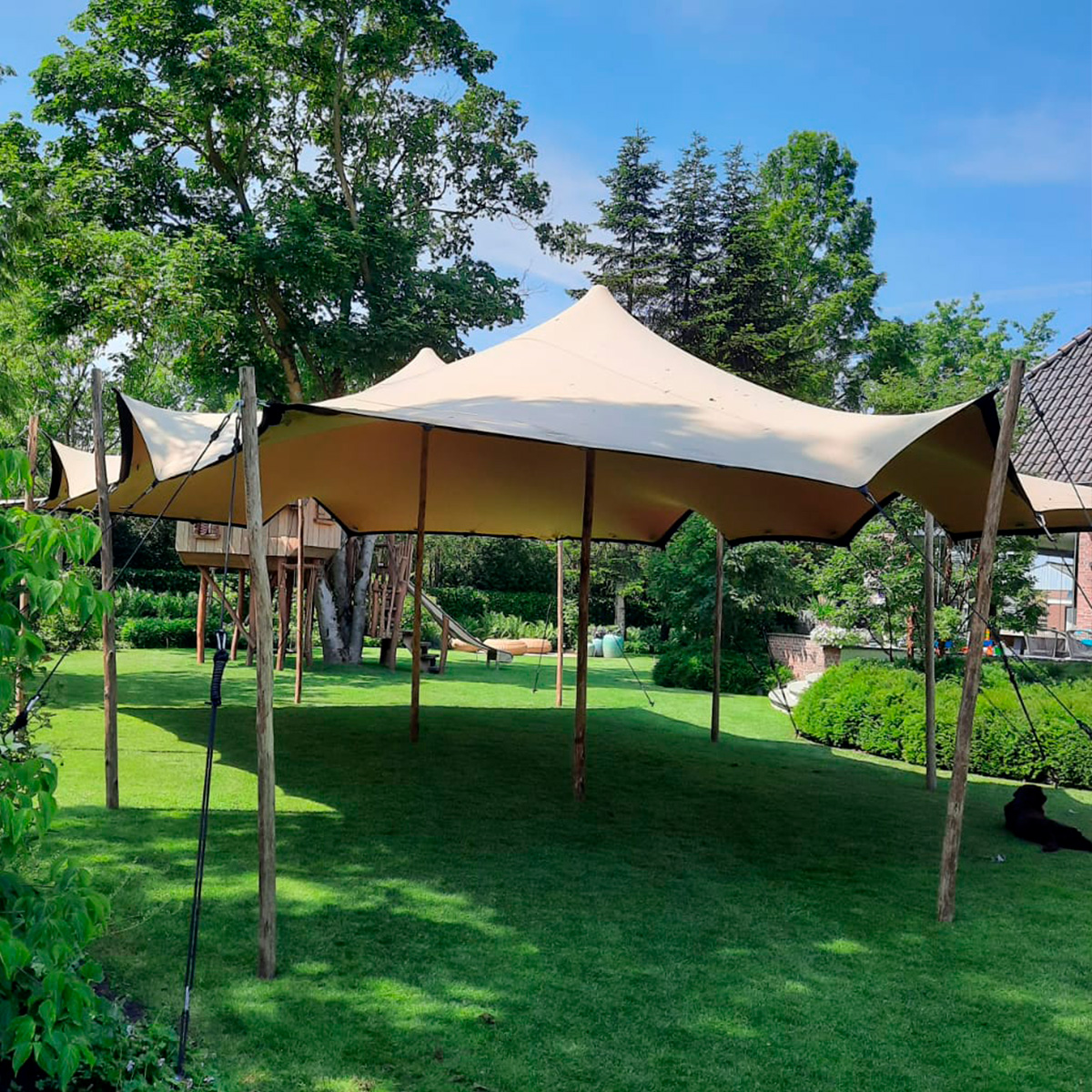 Stretch Tent - 4,5x6m dug - Komplet