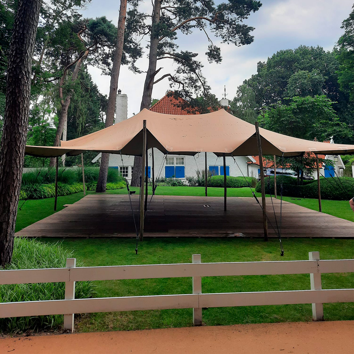 Stretch Tent - 6x12m dug - Komplet