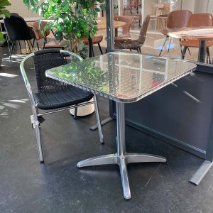 INOX bordplade - FIRKANTET