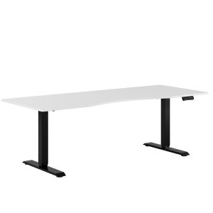 Premium Hæve/Sænkebord m/2 motorer og maveudtag 200x80cm